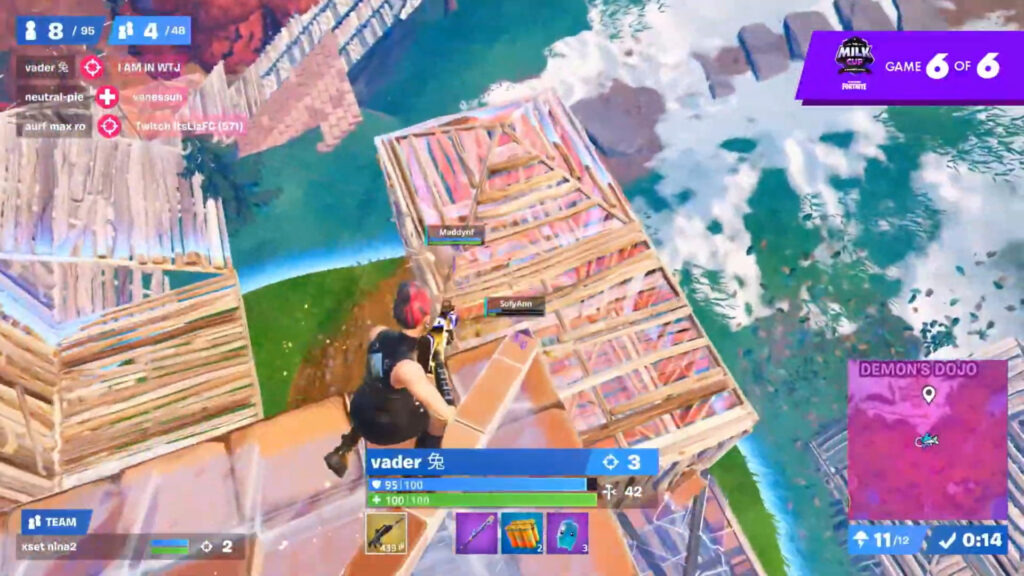 Vader and Nina won The Milk Cup Series 1 and secured a spot in today's LAN Finals (Image via Gonna Need Milk) 