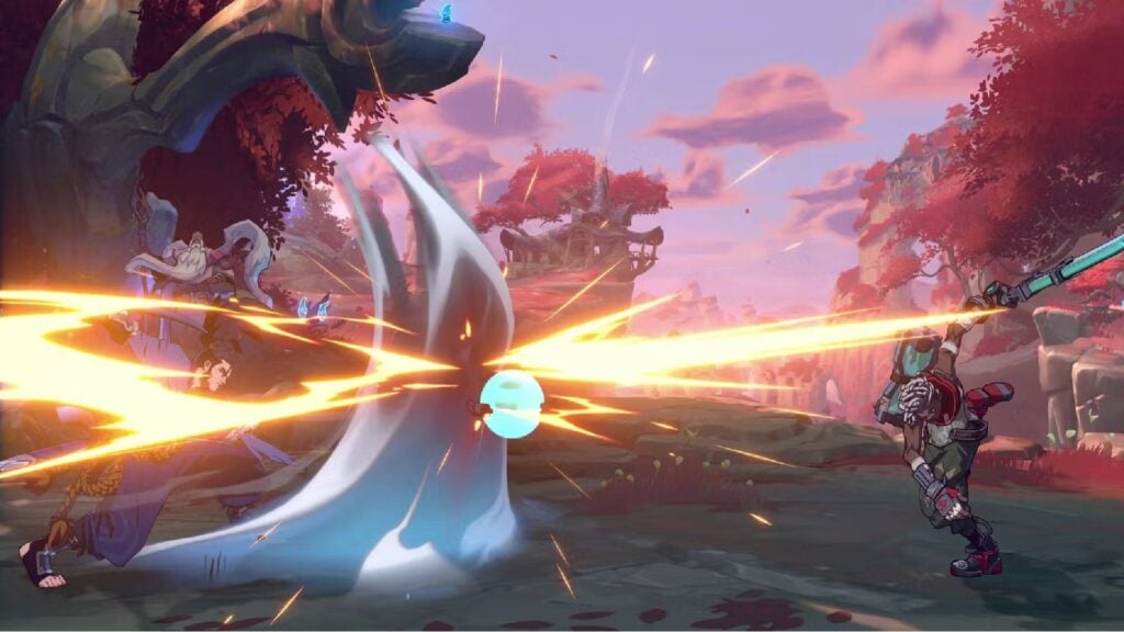 The image shows a match between Yasuo and Ekko in the fighting game 2XKO.