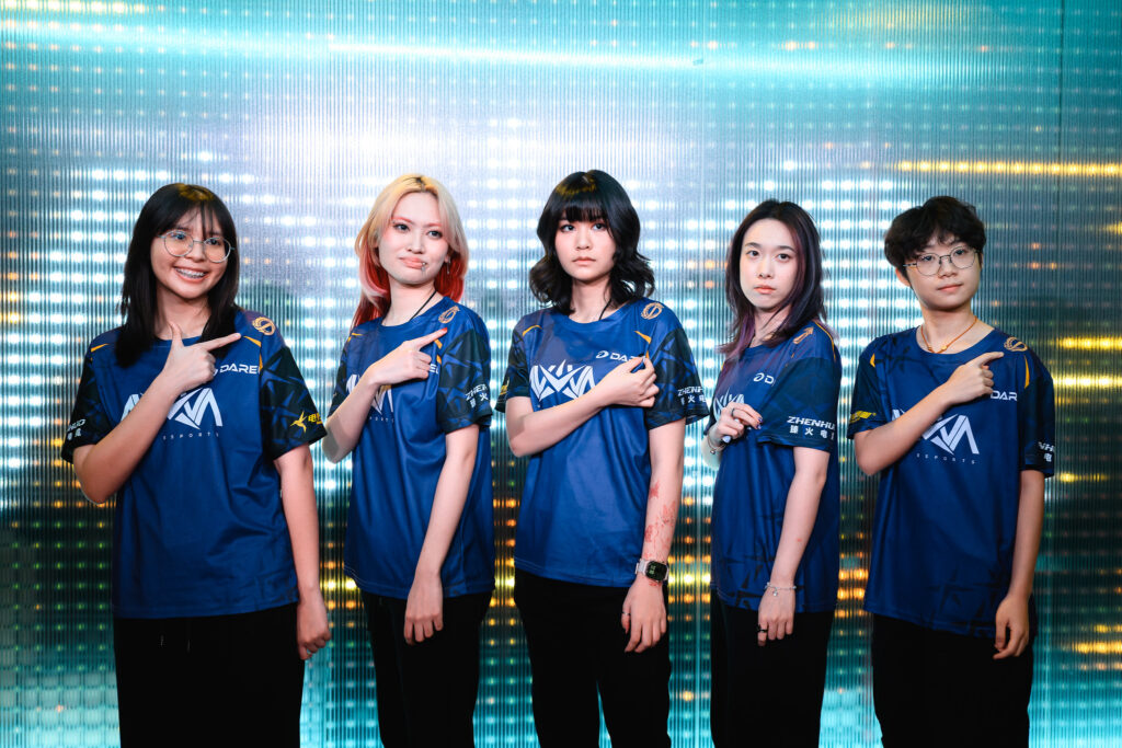 Nova Esports GC at GCC 2025 ahead of their NTZ match (Photo by Moon Suwon/Riot Games)