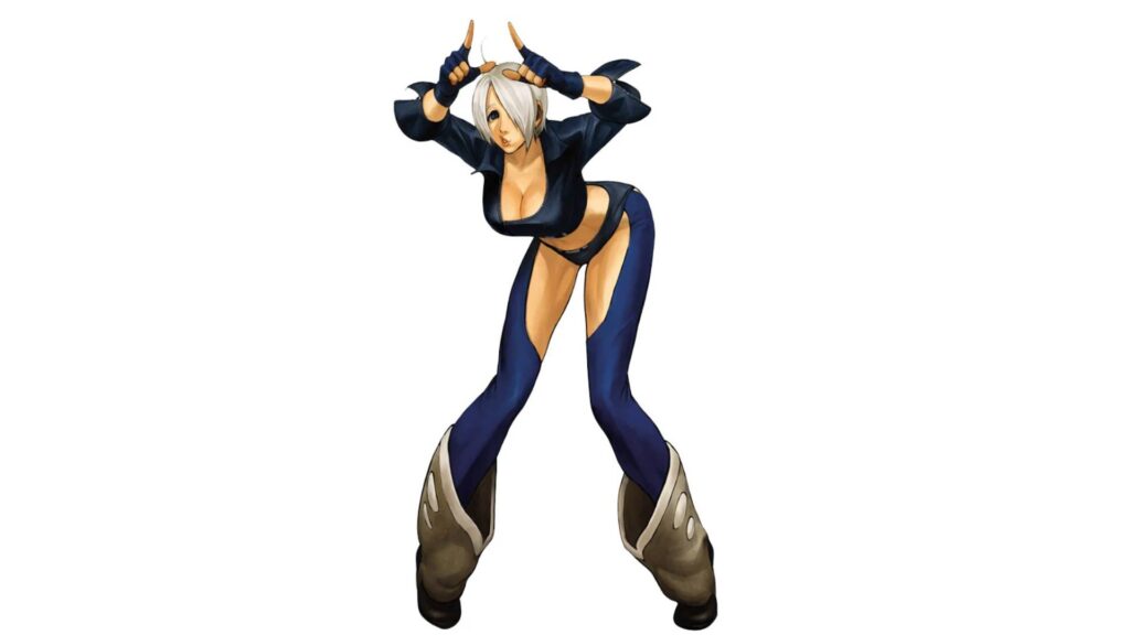 It's the official artwork for the character Angel in SNK fighting game The King of Fighters 2001.