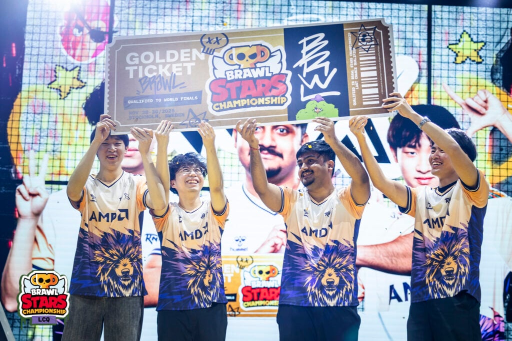 The Brawl Stars team Revenant XSpark won the LCQ for the World Finals 2025 - a photo.