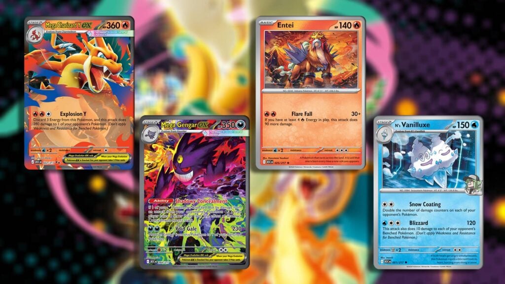 Confirmed cards in Pokémon TCG Ascended Heroes