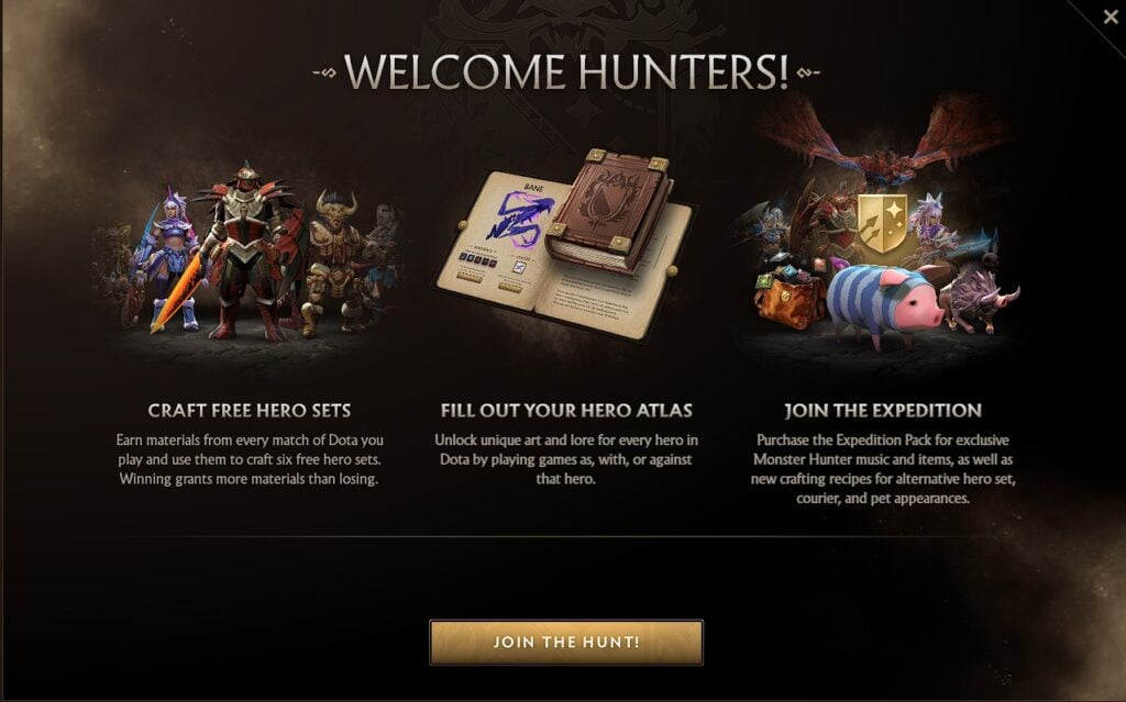 Dota 2 Monster Hunter