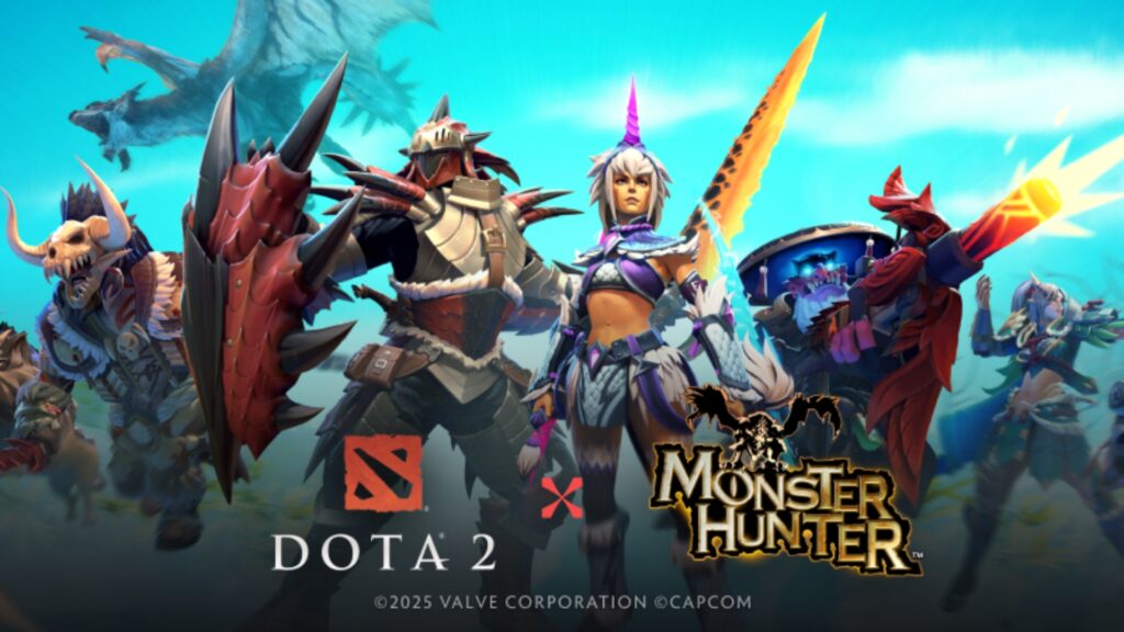 A Dota 2 and Monster Hunter crossover was not on our 2025 bingo card