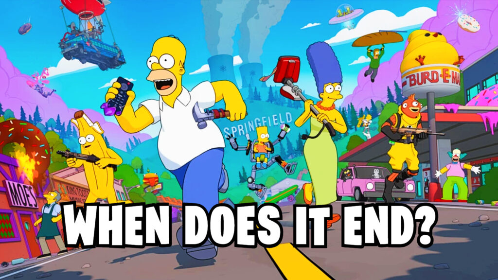 When is The Simpsons Fortnite season ending? Here’s what to know