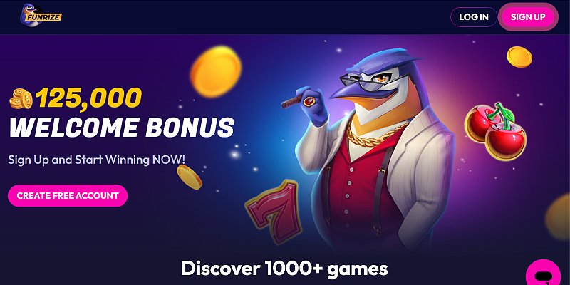 Funrize Casino US - Bonus