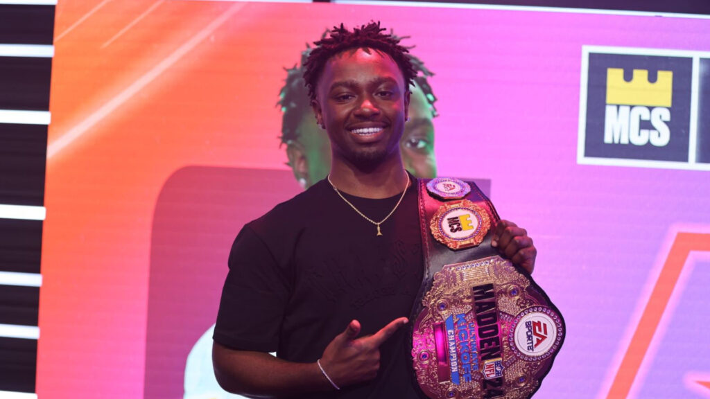 Henry Leverette is an eight-time Madden Championship winner