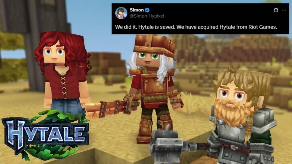 Hytale is saved: Devs reclaim Hytale from Riot Games, tease early access