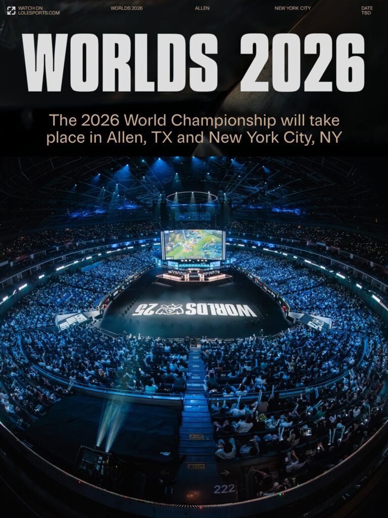 League of Legends World Championship location 2026