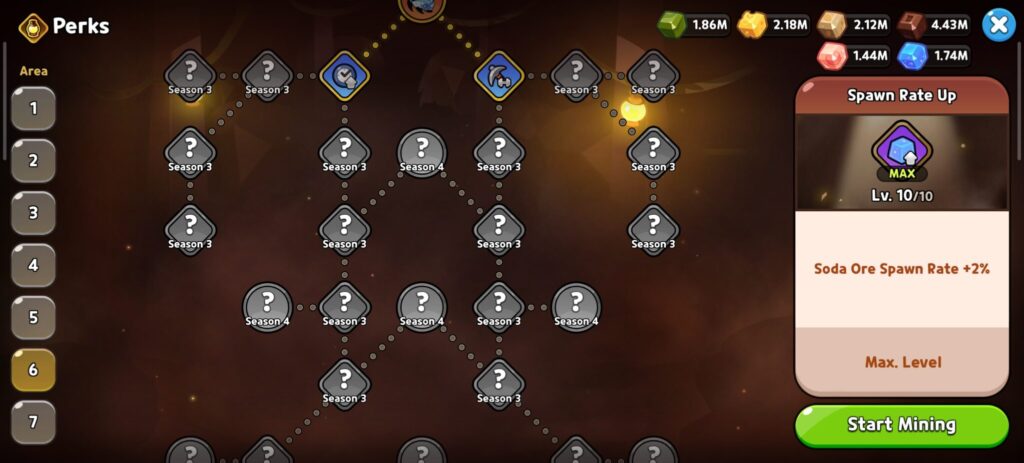 Locked Perk Tree