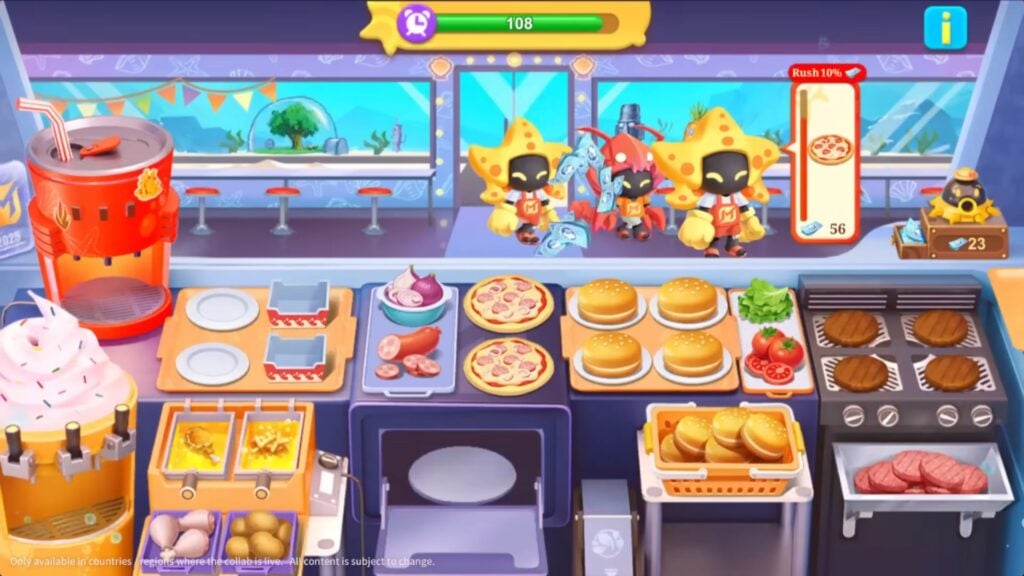 MLBB x SpongeBob - Undersea Restaurant Minigame