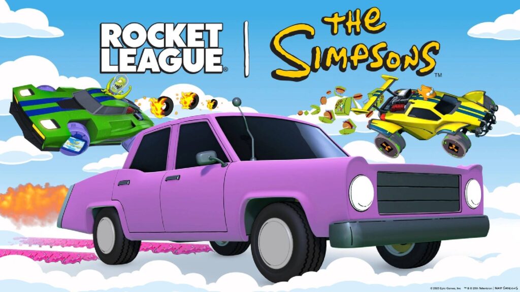 The Simpsons items in Rocket League are awesome, even the free ones