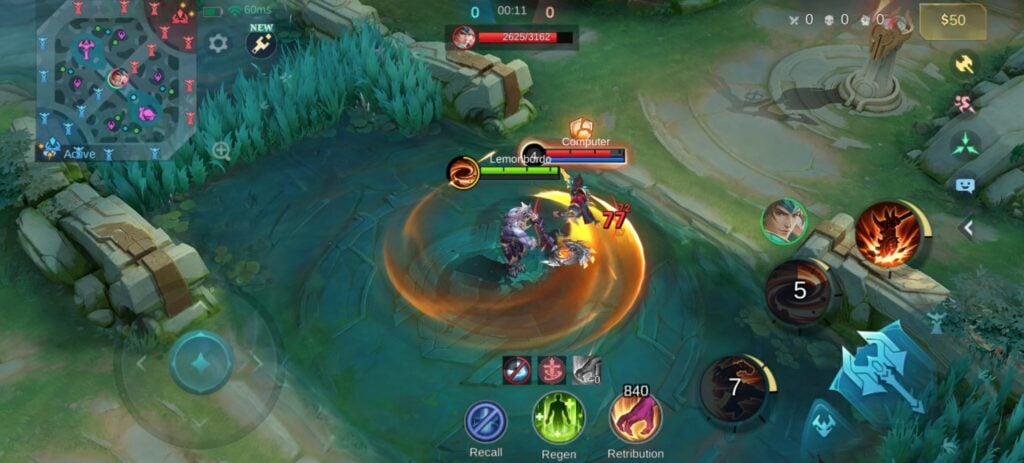 Skill 1 can slow and reduce Physical Defense