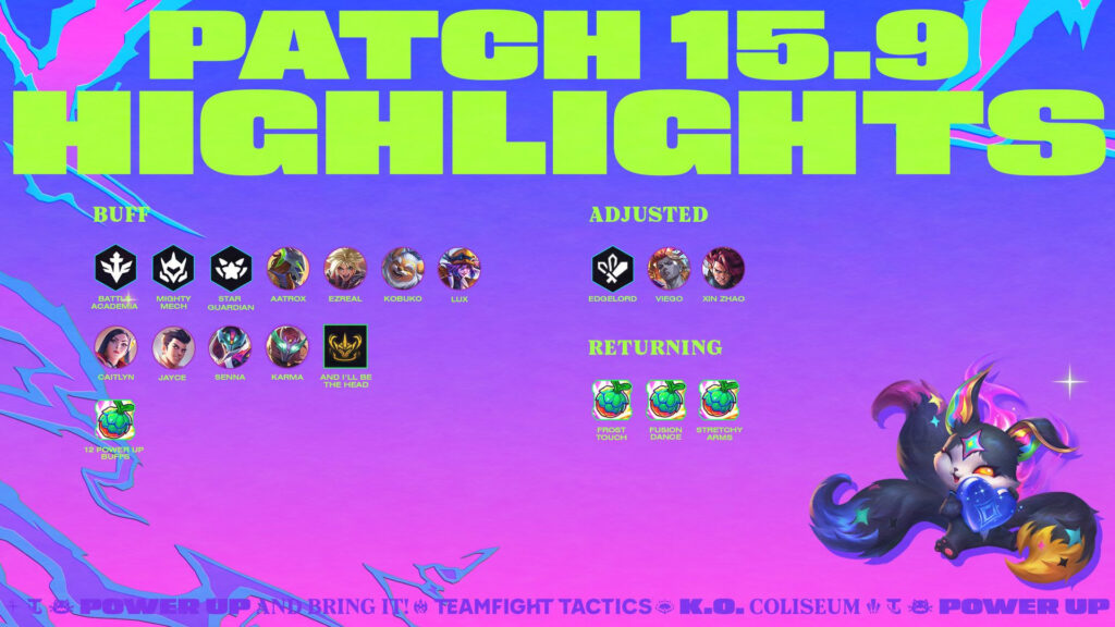 TFT patch 15.9 notes