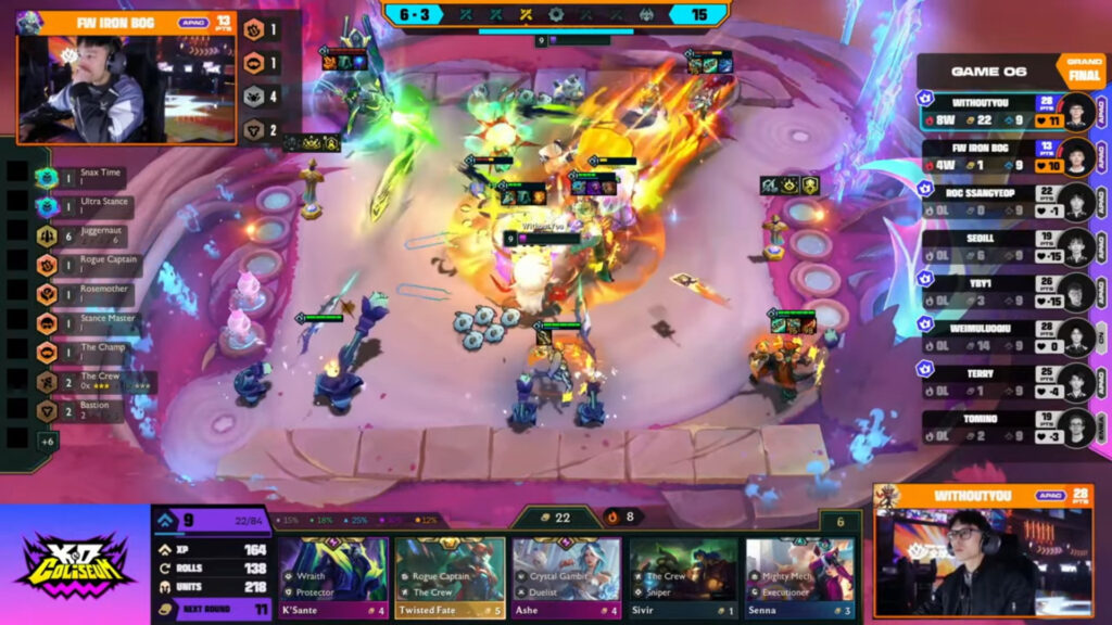 WithoutYou wins TFT Set 15 Tactician's Crown