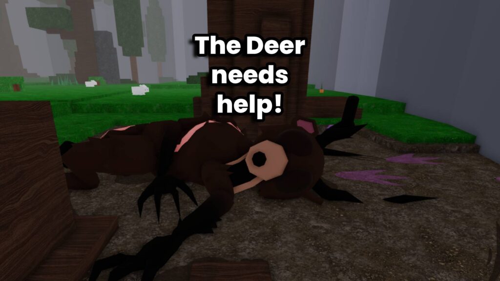 How to help the Deer in 99 Nights in the Forest