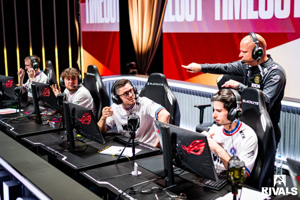 The Counter-Strike 2 players from Team Vitality at the CS2 esports tournament BLAST Rivals Fall 2025 in Hong Kong - a photo.