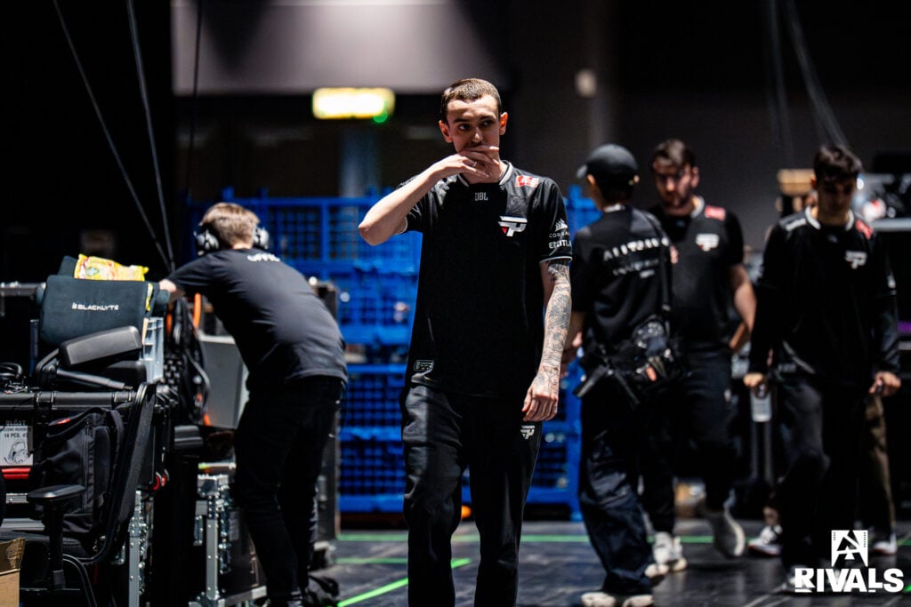 The photo of the CS2 players from paiN Gaming during the esports tournament BLAST Rivals Fall 2025.