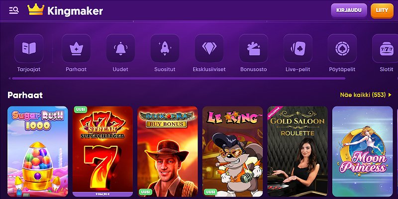 Kingmaker Casino FI