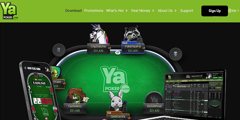 YaPoker Casino CA - Poker
