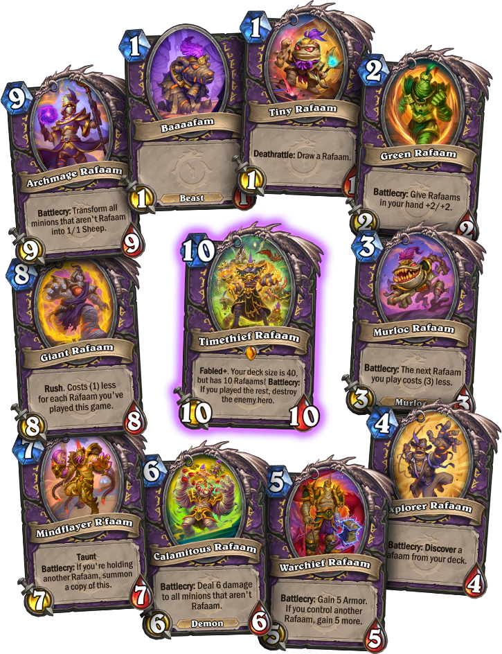 Timethief Rafaam cards