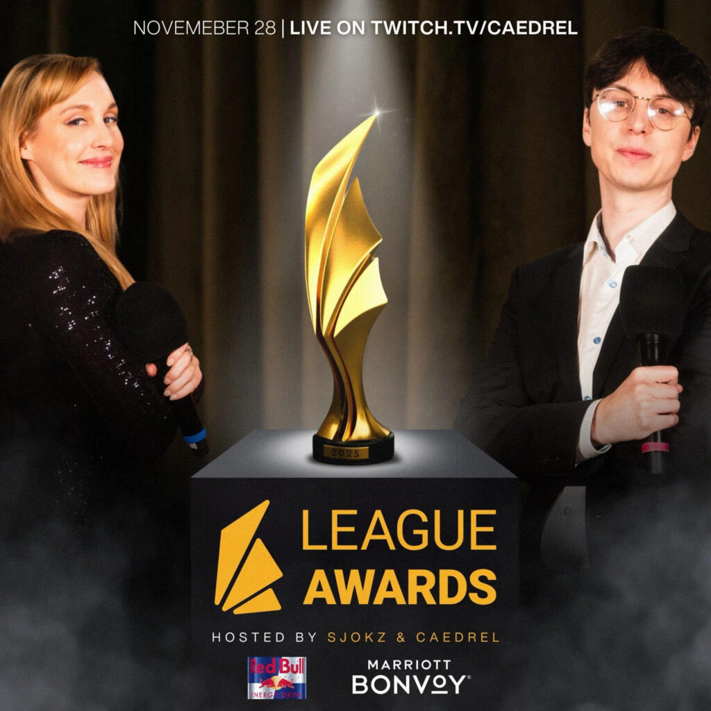 The League Awards 2025 will be broadcast on Nov. 28