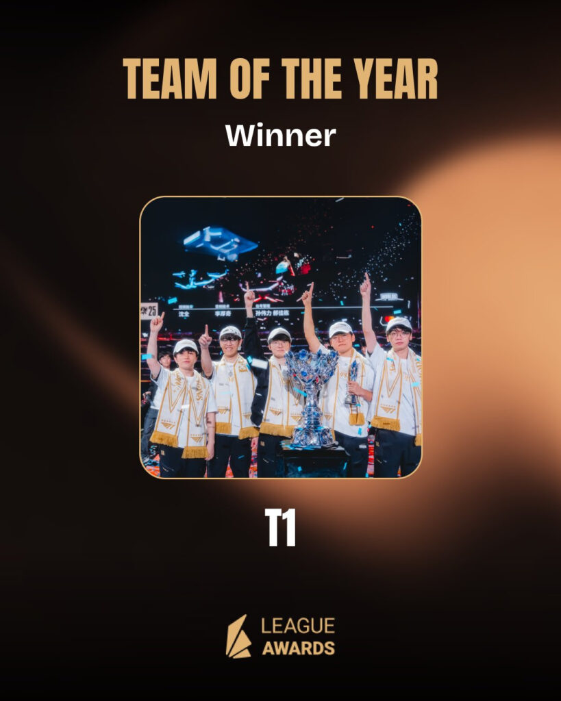 League Awards 2025 gave recognition to the most iconic personalities and moments in League of Legends this year.