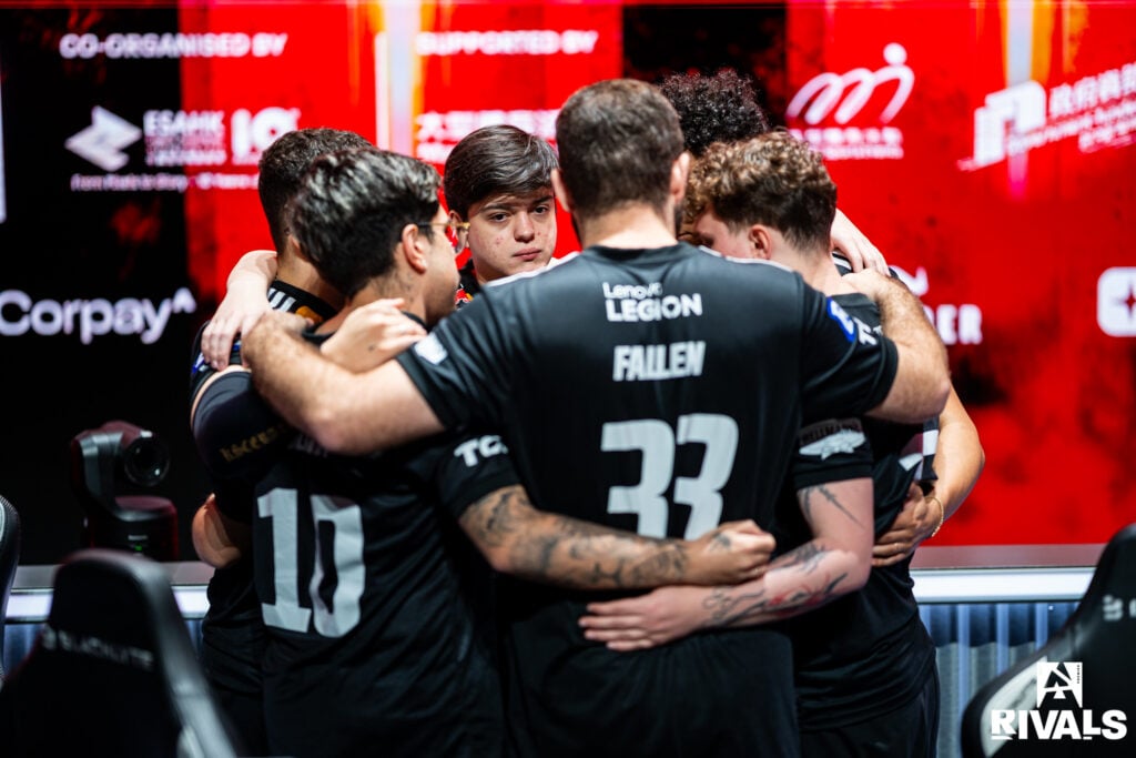 It’s a photo of the CS2 esports team FURIA at the event BLAST Rivals Fall 2025, with the focus on the player molodoy.