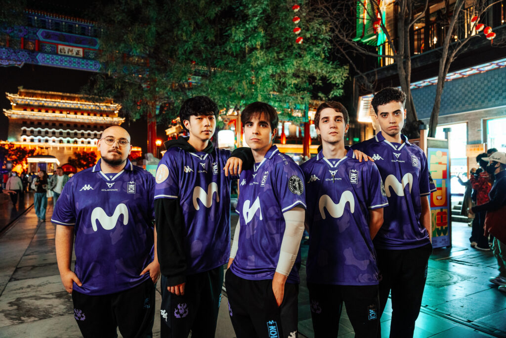 Movistar KOI in Worlds 2025. (Photo by Aiksoon Lee/Riot Games)