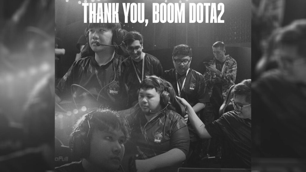 BOOM Esports confirms exit from professional Dota 2