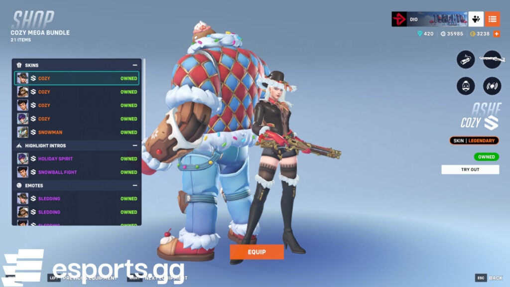 Overwatch 2 holiday skins