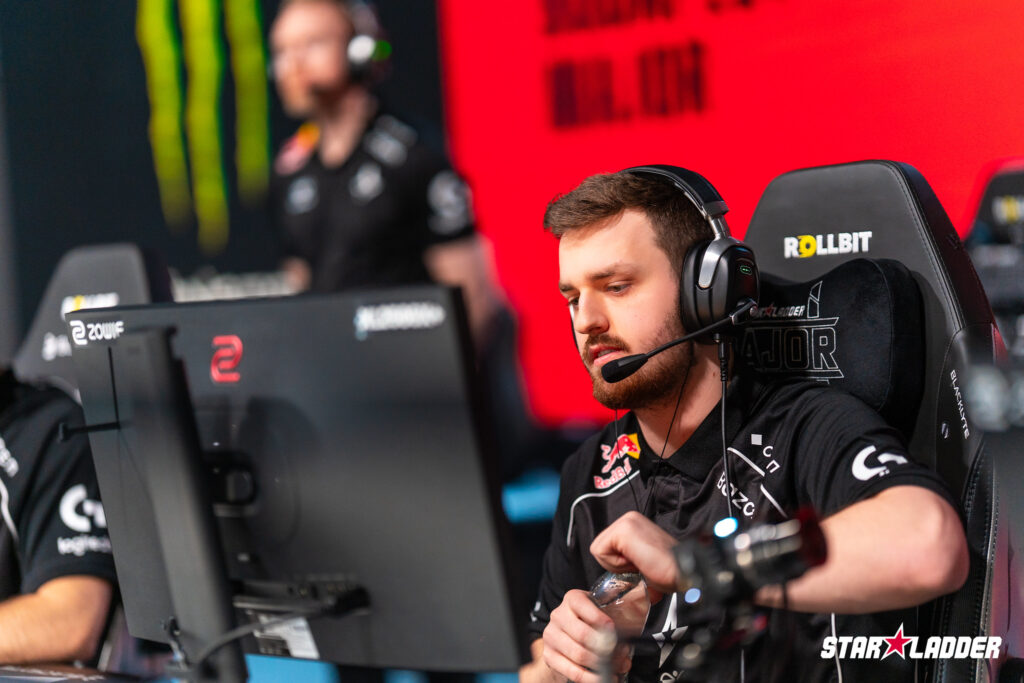 The CS2 esports player HooXi from the team Astralis in Stage 2 at the StarLadder Budapest Major 2025 - a photo.