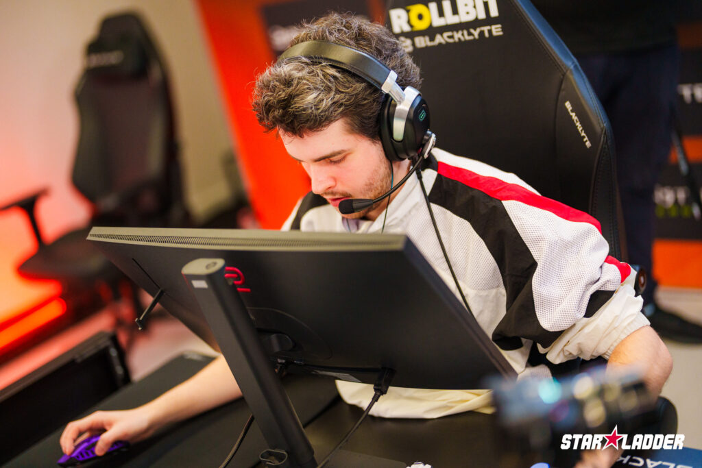 The CS2 esports player broky from the team FaZe in Stage 3 at the StarLadder Budapest Major 2025 - a photo.