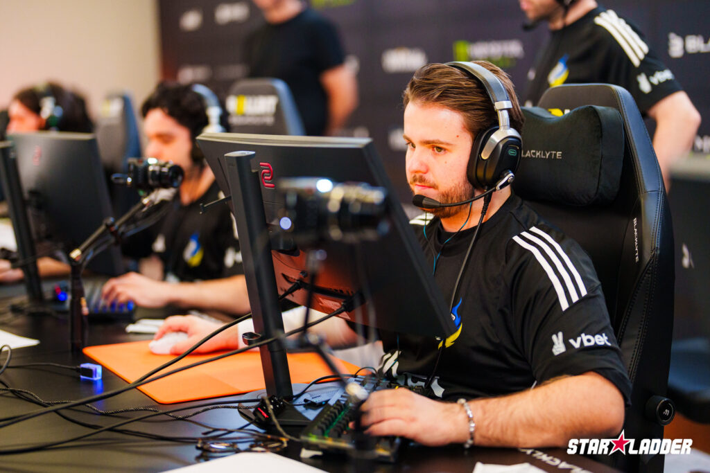 It’s a photo of the Counter-Strike 2 team Passion UA at the CS2 esports StarLadder Budapest Major 2025.