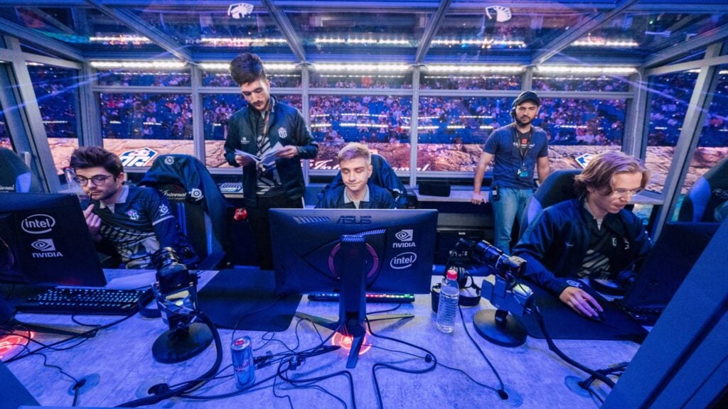 Ceb, N0tail, and Topson: former OG players who withdrew from Games of the Future 2025 under the Monkey Business banner