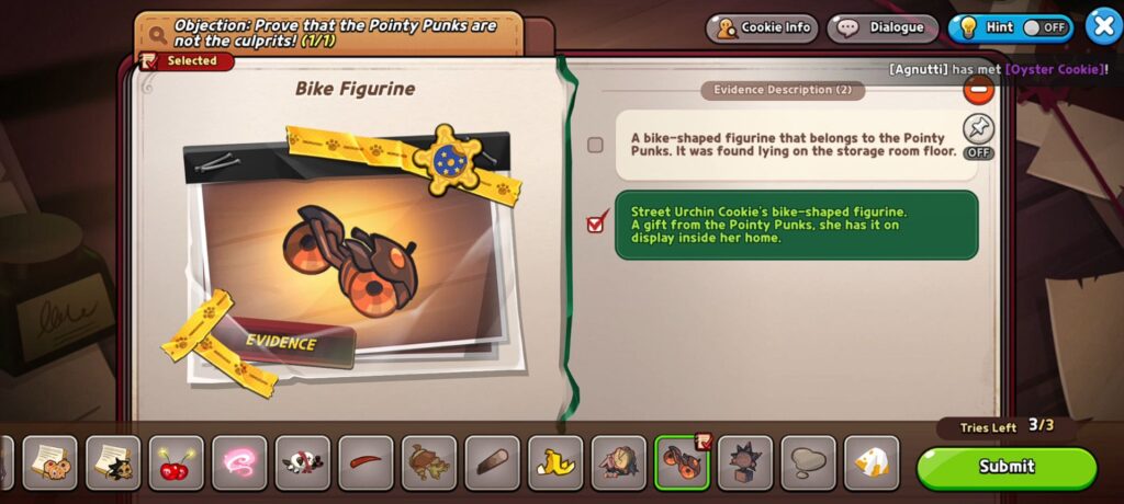 CRK Holiday Square event: Chapter 10-1 Never Back Down! - Objection - Prove that Manju Cookie is the culprit!