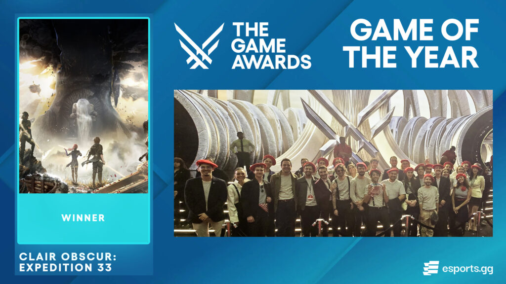 Clair Obscur: Expedition 33 is Game of the Year in record-breaking Game Awards 2025 run