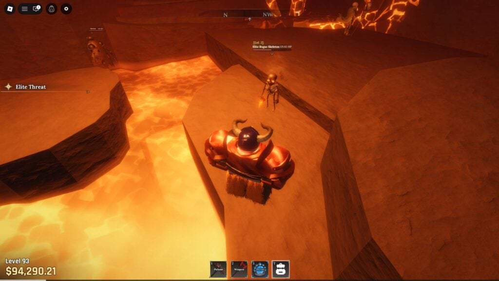 Elite Rogue Skeleton found in the Volcanic Depths