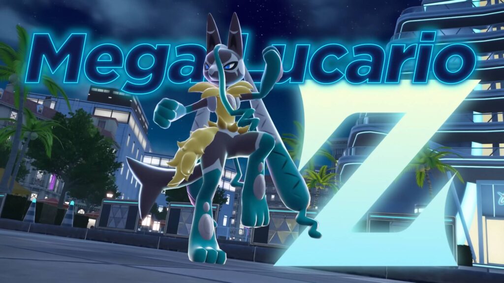 Mega Lucario Z debut in Pokémon Legends: Z-A