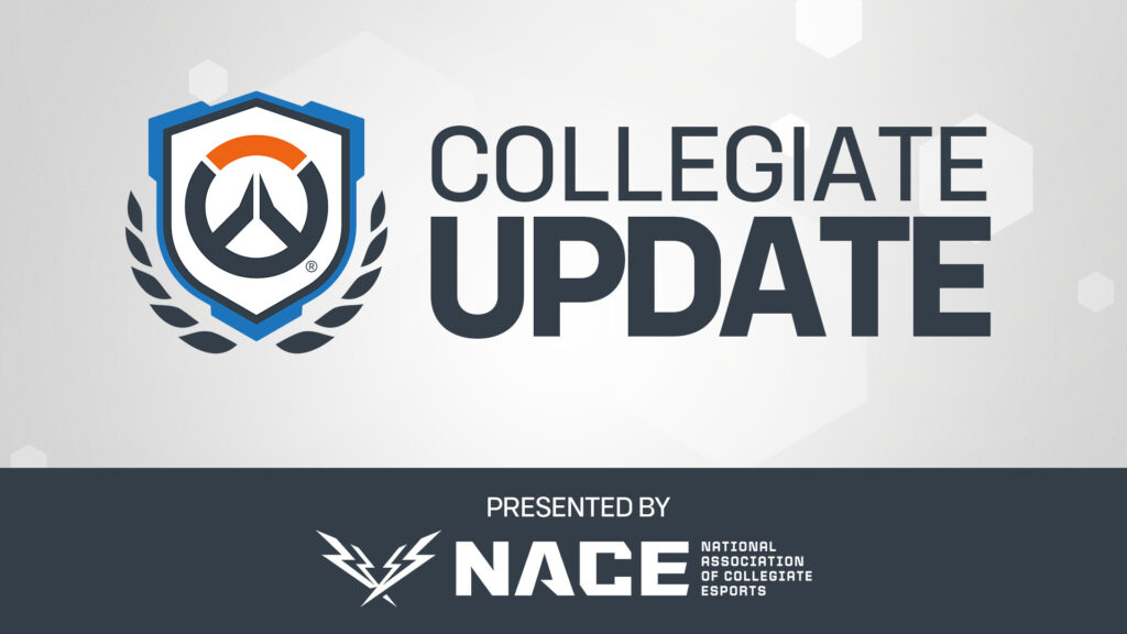 Overwatch 2 collegiate esports graphic