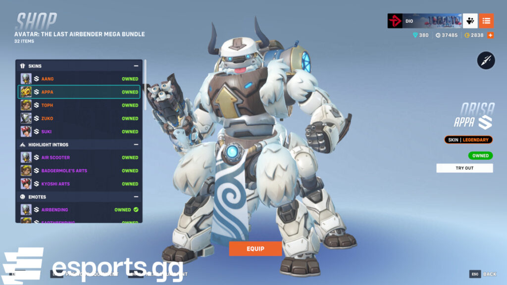 Overwatch 2 Avatar skins