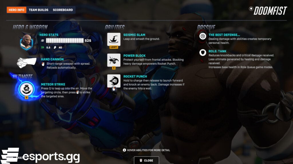overwatch 2 stadium doomfist