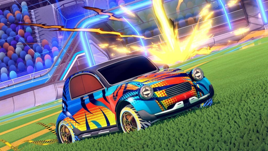 The image shows an in-game car body in Rocket League: Corlay is part of Season 21.
