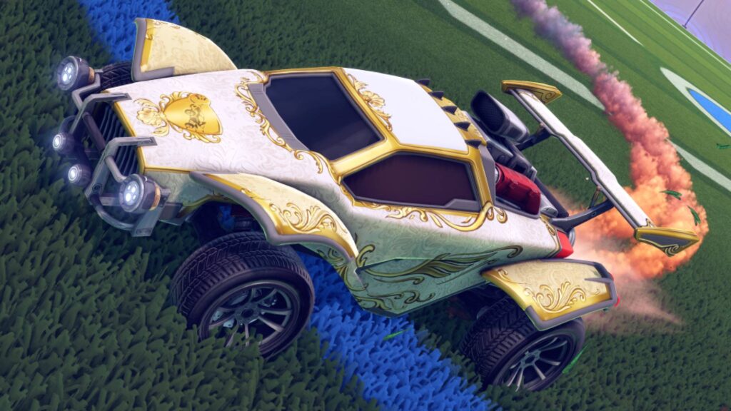 The Rocket Royalty Octane Decal in Rocket League - part of Season 21 rewards.