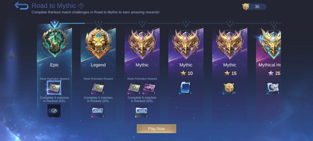 MLBB Road to Mythic