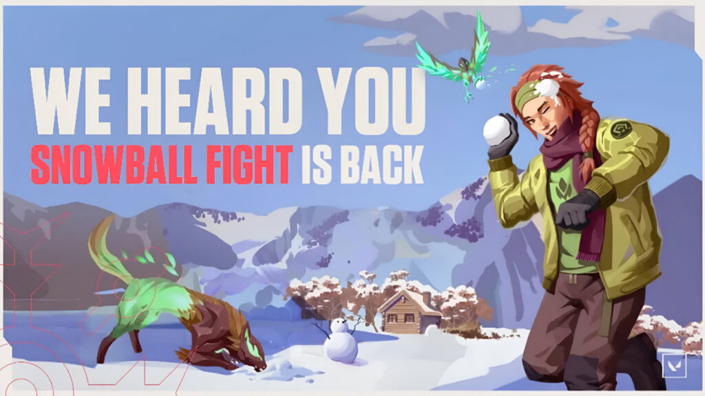 Snowball Fight is returning to VALORANT for Christmas 2025