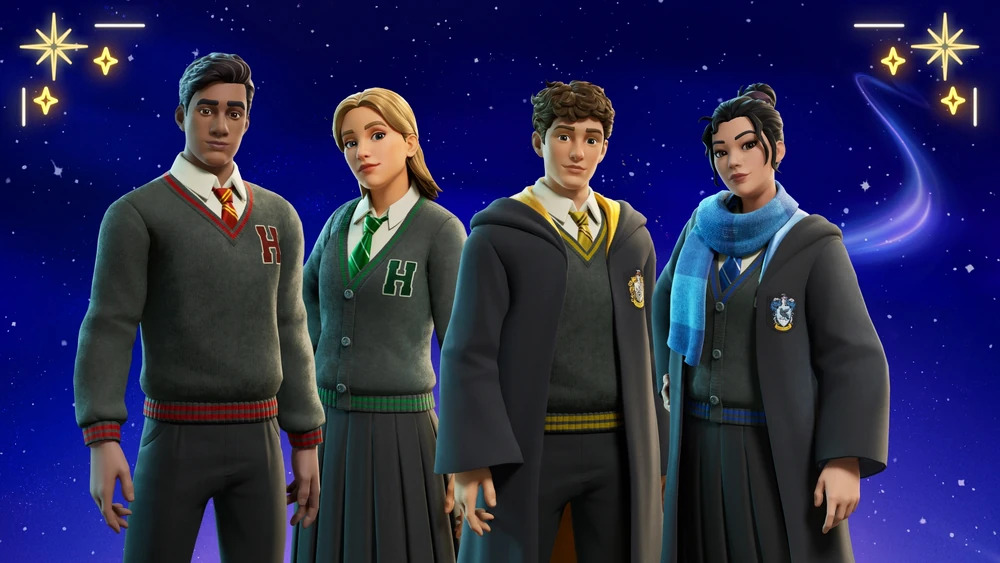 Fortnite x Hogwarts skins