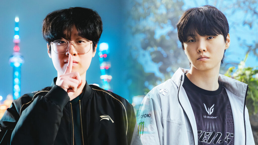Photos via Colin Young-Wolff, David Lee / Riot Games. Edit by esports.gg.