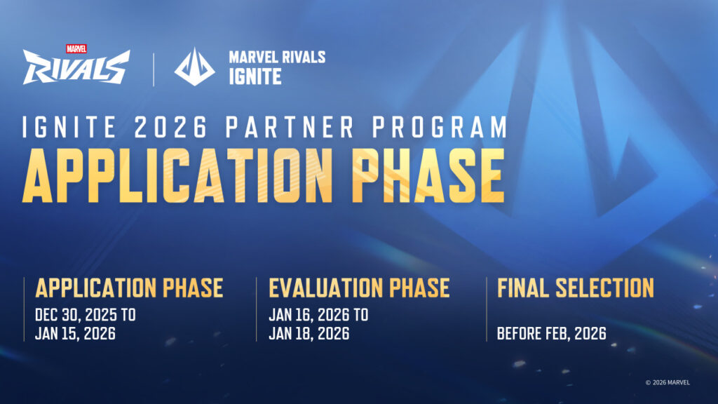 Marvel Rivals Ignite Team Partners Program 