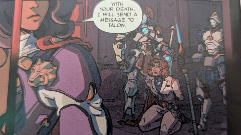 Vendetta sends a message to Talon